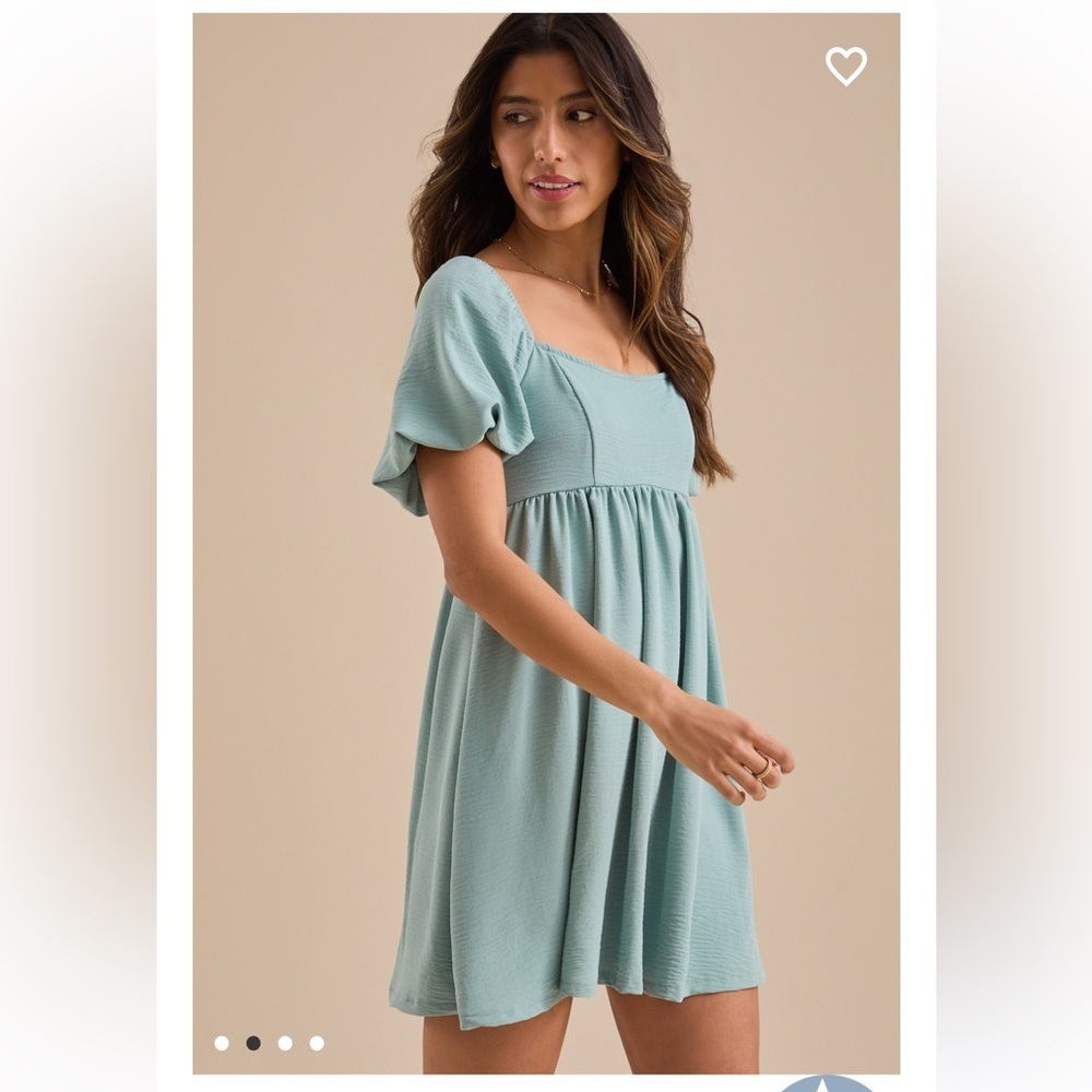 Altar’d State New With Tags Anaya Puff Sleeve Dress — image 2 of 4